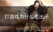 打游戏为什么老出汗
