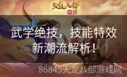 武学绝技，技能特效新潮流解析！
